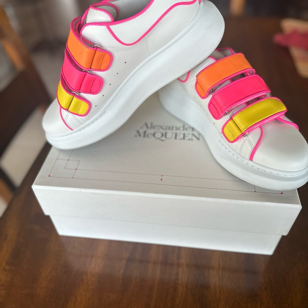 Alexander McQueen sneakers.  Excellent condition.  Sz 38.  ALMOST NEW.